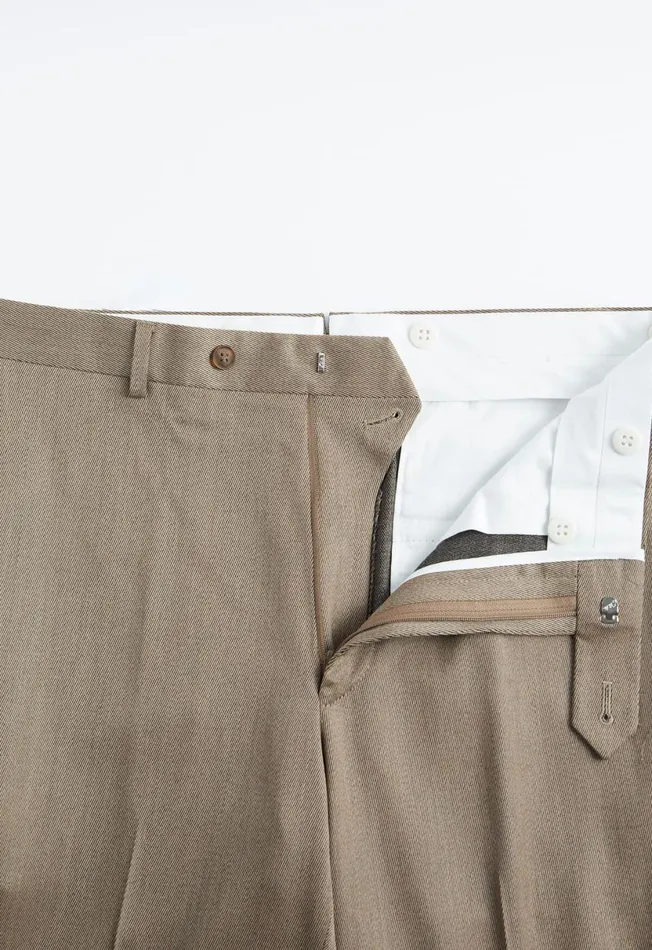 Men Wool Twill James Dress Trouser Mid Grey Paul Stuart Pants Men Wool Twill James Dress Trouser Mid Grey Paul Stuart Pants