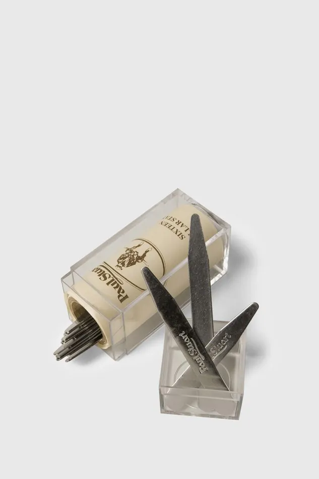 Mens Paul Stuart Cufflinks Stainless Collar Stays Box Set Silver