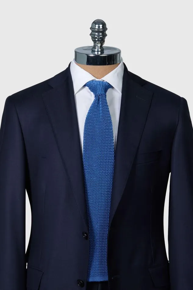 Mens Paul Stuart Ties Silk Knit Tie Light Blue Mens Paul Stuart Ties Silk Knit Tie Light Blue