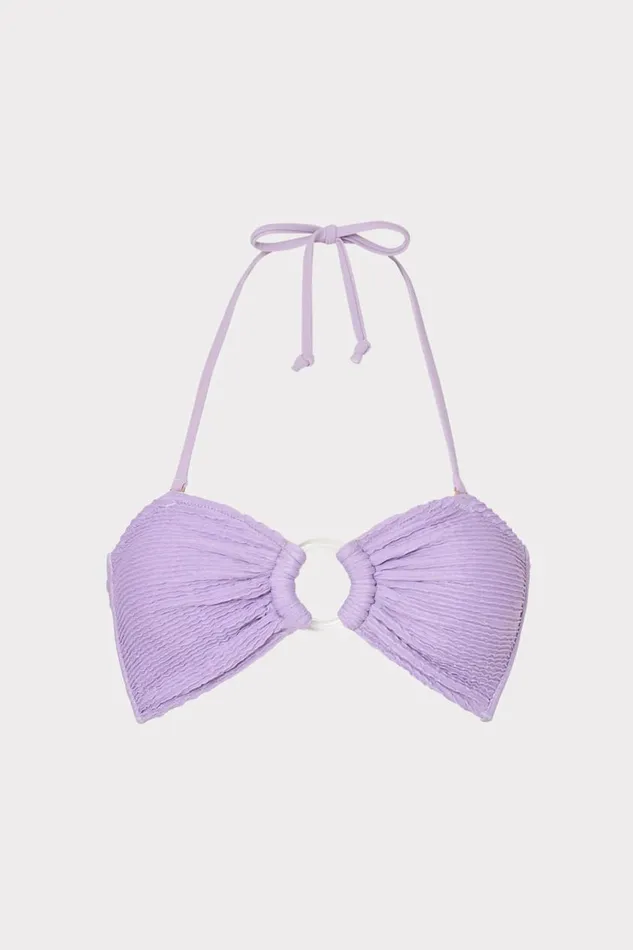 Milly Venus Bandeau Top Orchid Women Swim and Coverups