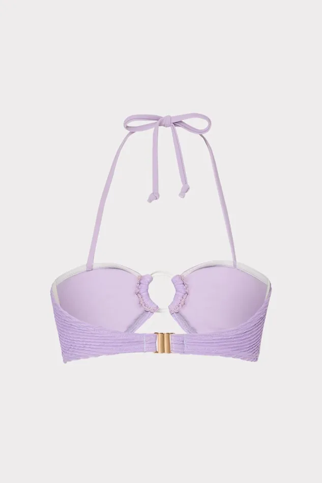 Milly Venus Bandeau Top Orchid Women Swim and Coverups