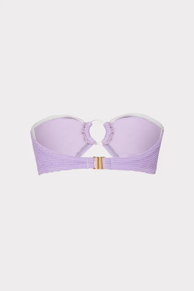 Milly Venus Bandeau Top Orchid Women Swim and Coverups