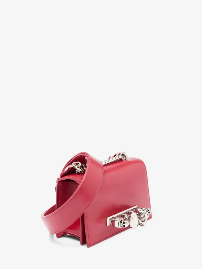 Mini Bags Women Alexander McQueen The Biker Mini Jewelled Satchel Lipstick Red Mini Bags Women Alexander McQueen The Biker Mini Jewelled Satchel Lipstick Red