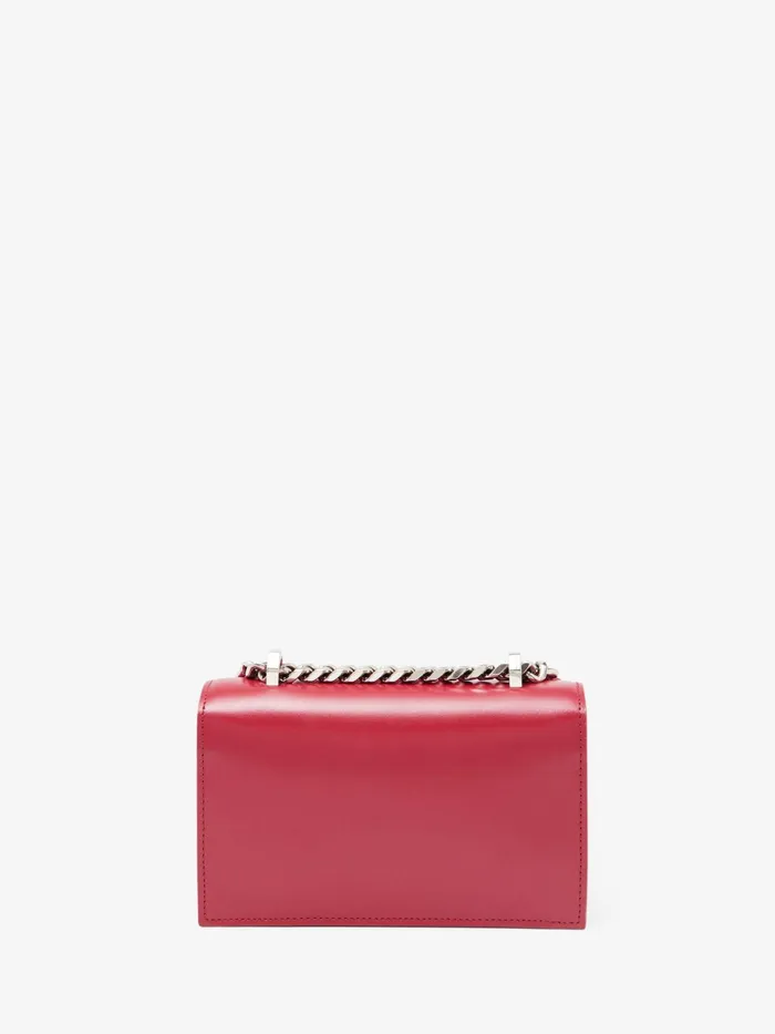 Mini Bags Women Alexander McQueen The Biker Mini Jewelled Satchel Lipstick Red Mini Bags Women Alexander McQueen The Biker Mini Jewelled Satchel Lipstick Red