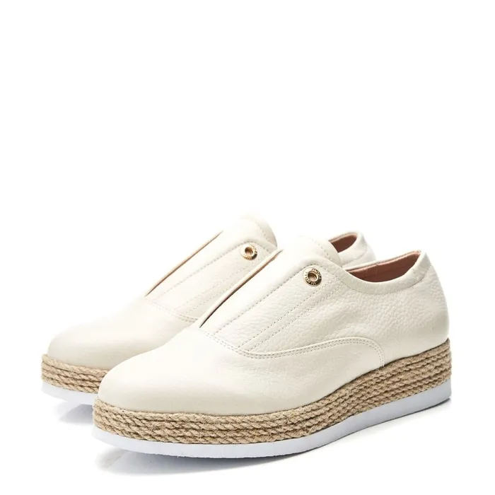 Moda In Pelle Felicie Off White Leather Women Casual Shoes
