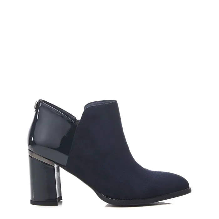 Moda In Pelle Madisonn Navy Alcantara Women Heeled And Wedge Boots