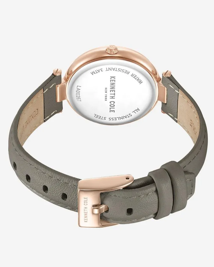 Modern Classic Strap Watch Grey Women Kenneth Cole Watches Modern Classic Strap Watch Grey Women Kenneth Cole Watches