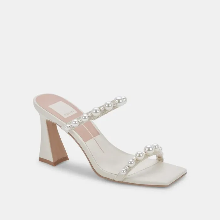 Naja Pearl Heels Ivory Stella Women Dolce Vita Heels