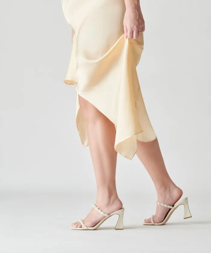 Naja Pearl Heels Ivory Stella Women Dolce Vita Heels