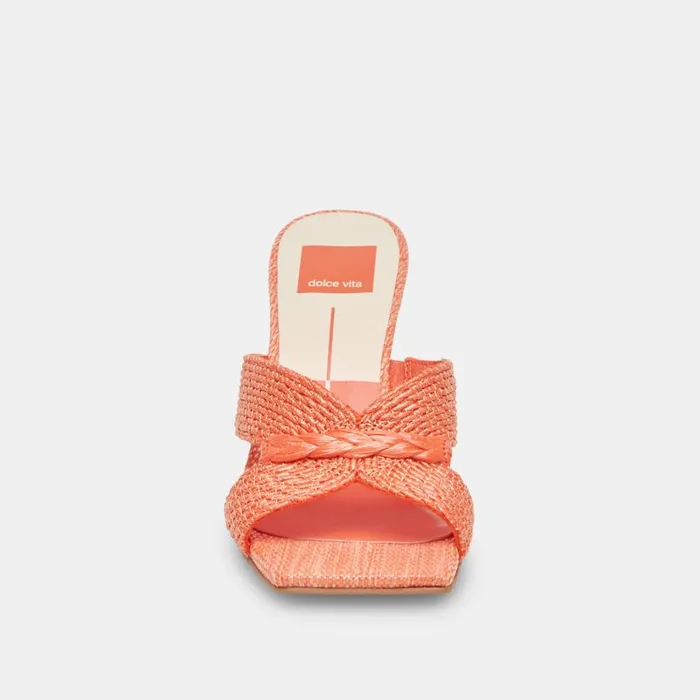 Nitro Heels Orange Raffia Women Dolce Vita Heels