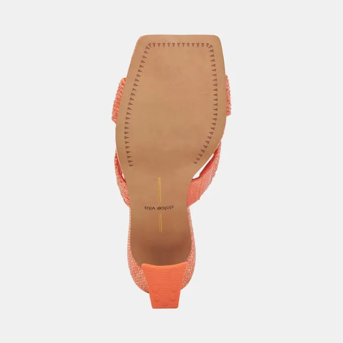 Nitro Heels Orange Raffia Women Dolce Vita Heels