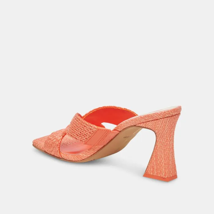 Nitro Heels Orange Raffia Women Dolce Vita Heels