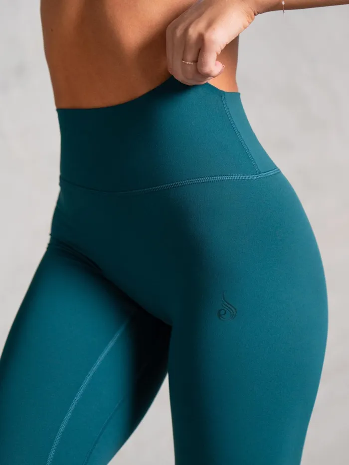 NKD High Waisted Leggings 8211 Teal Women Ryderwear Leggings