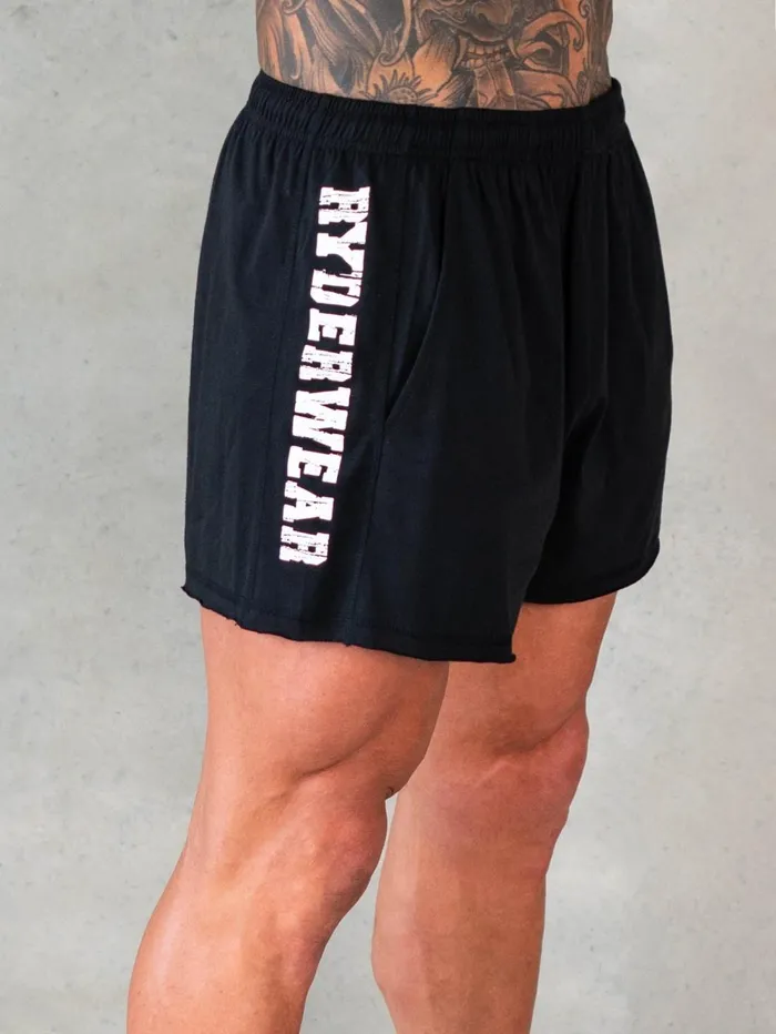Octane Arnie Shorts 8211 Faded Black Men Ryderwear Gym Shorts