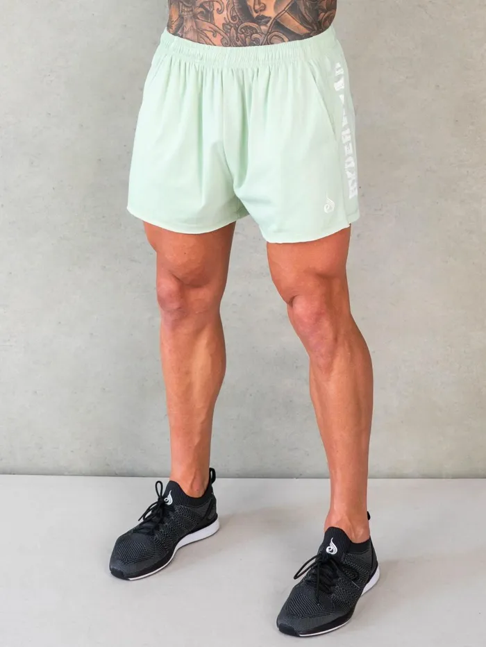 Octane Arnie Shorts 8211 Mint Men Ryderwear Gym Shorts