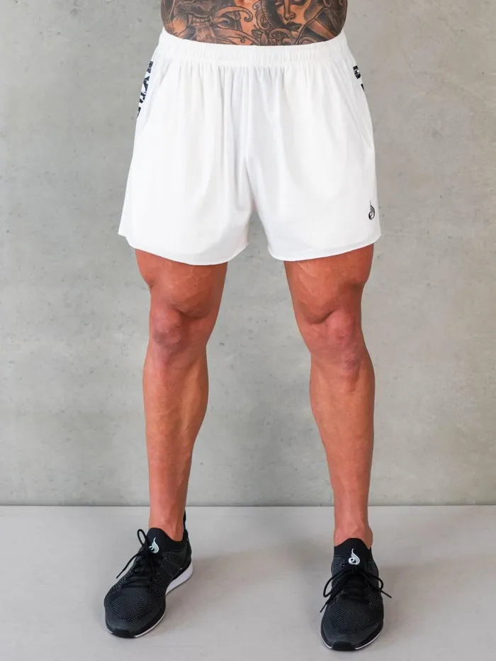 Octane Arnie Shorts 8211 Off White Men Ryderwear Gym Shorts