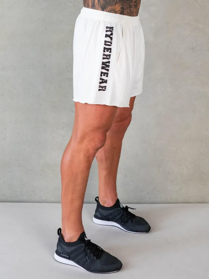 Octane Arnie Shorts 8211 Off White Men Ryderwear Gym Shorts