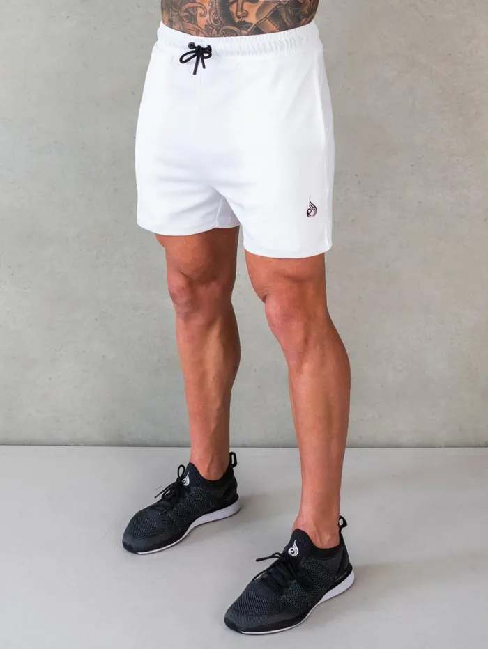 Octane Mesh Shorts 8211 White Men Ryderwear Gym Shorts