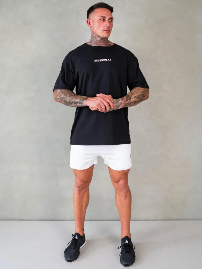 Octane Mesh Shorts 8211 White Men Ryderwear Gym Shorts