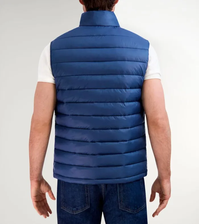 Outerwear Men Cole Haan Quilted ZipUp Vest Navy