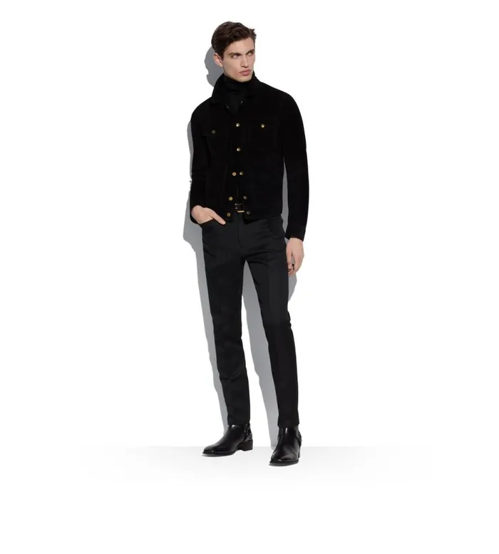 Outerwear Men TOM FORD CASHMERE SUEDE WESTERN JACKET