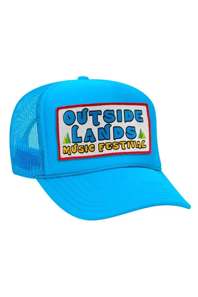 OUTSIDE LANDS 2024 VINTAGE LOW RISE TRUCKER WomenMen Aviator Nation Trucker Hats