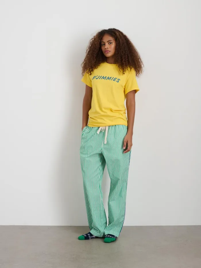 P039jimmies Sleep Tee Yellow Women Alex Mill Pajamas Slippers