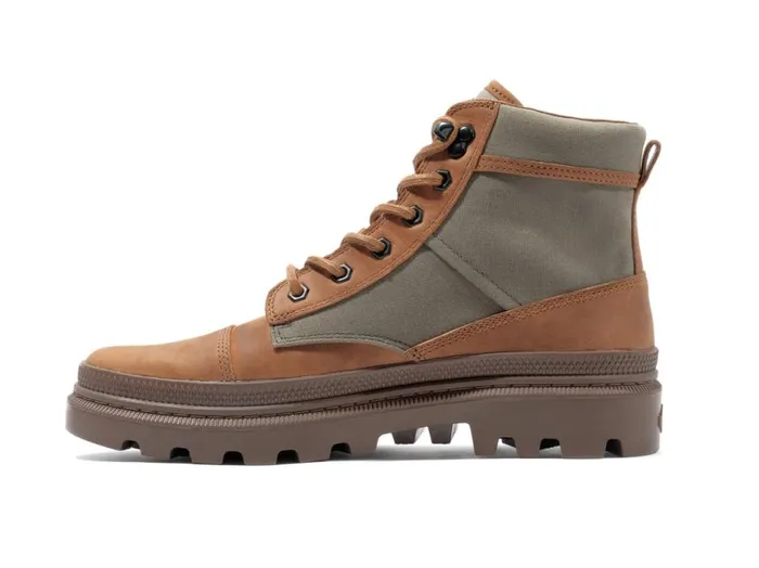 PALLADIUM PALLATROOPER ROUGH Olive Nighthoney Men Boots PALLADIUM PALLATROOPER ROUGH Olive Nighthoney Men Boots