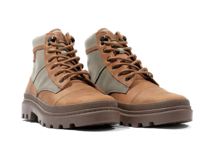 PALLADIUM PALLATROOPER ROUGH Olive Nighthoney Men Boots PALLADIUM PALLATROOPER ROUGH Olive Nighthoney Men Boots