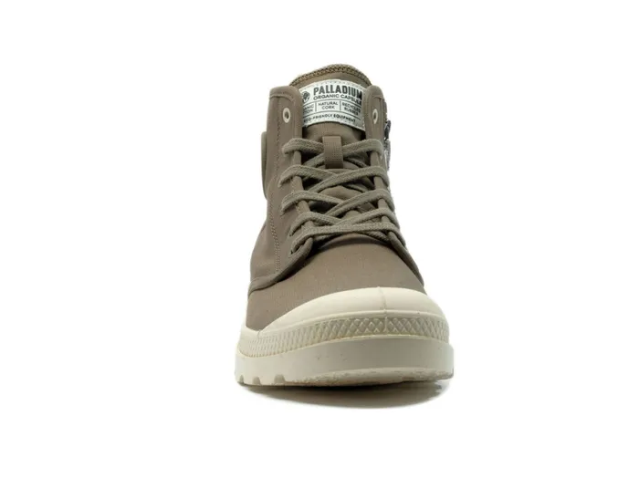 PALLADIUM PAMPA HI ZIP ORGANIC Dusky Green Kids Boots PALLADIUM PAMPA HI ZIP ORGANIC Dusky Green Kids Boots