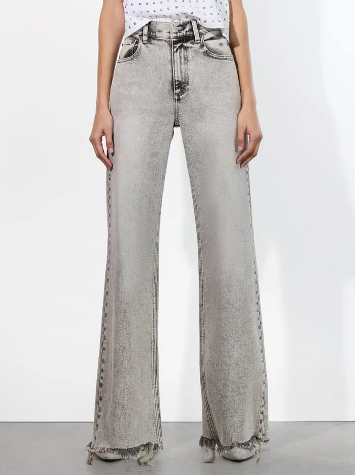 Pants Women Alice Olivia Delancey Jean Peyton Vintage Grey