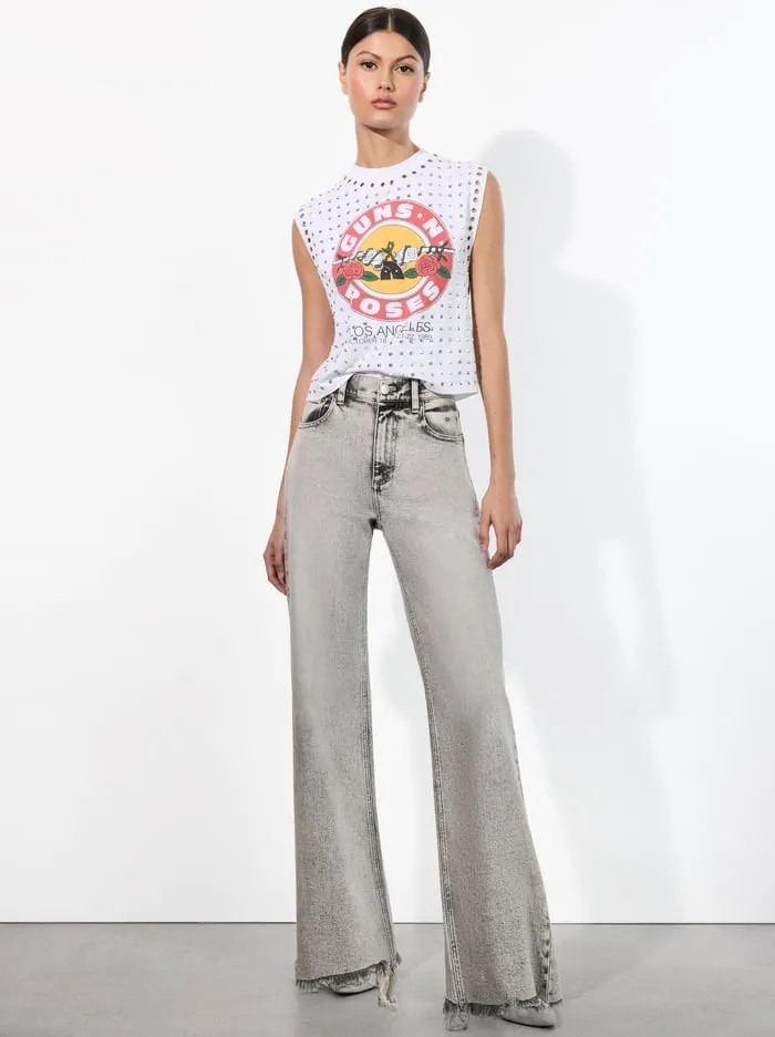 Pants Women Alice Olivia Delancey Jean Peyton Vintage Grey
