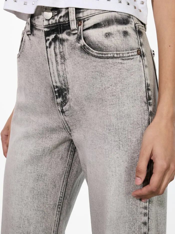 Pants Women Alice Olivia Delancey Jean Peyton Vintage Grey