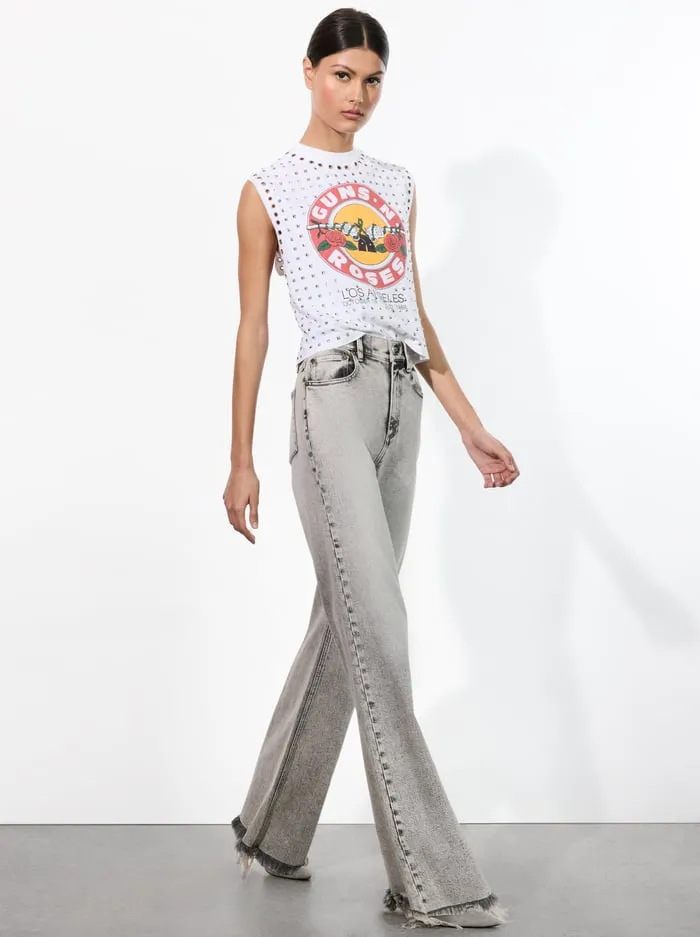 Pants Women Alice Olivia Delancey Jean Peyton Vintage Grey