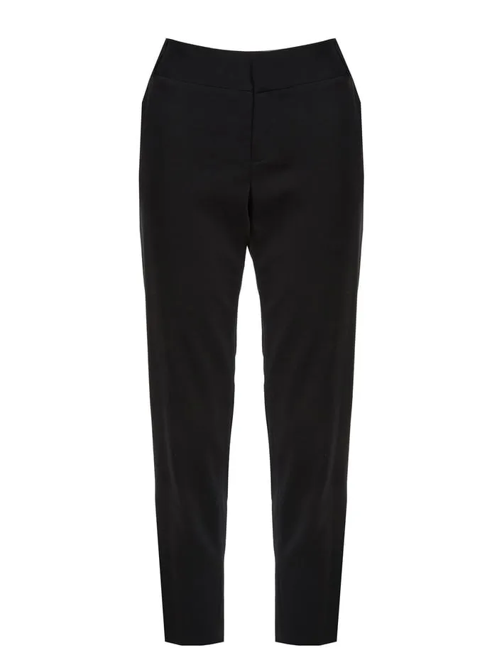 Pants Women Alice Olivia Stacey Slim Trouser Black