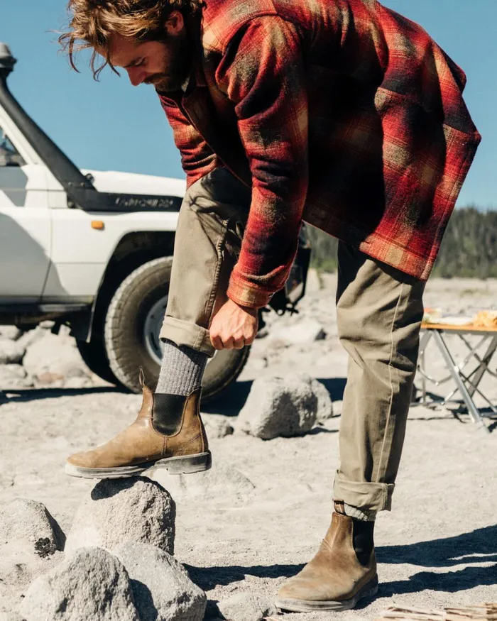 Passenger Bottoms Men 365 Organic Cotton Trouser Dusty Olive Dusty Olive