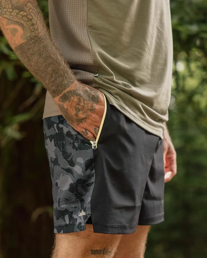 Passenger Bottoms Men Exploration Trail Recycled Shorts Black Black