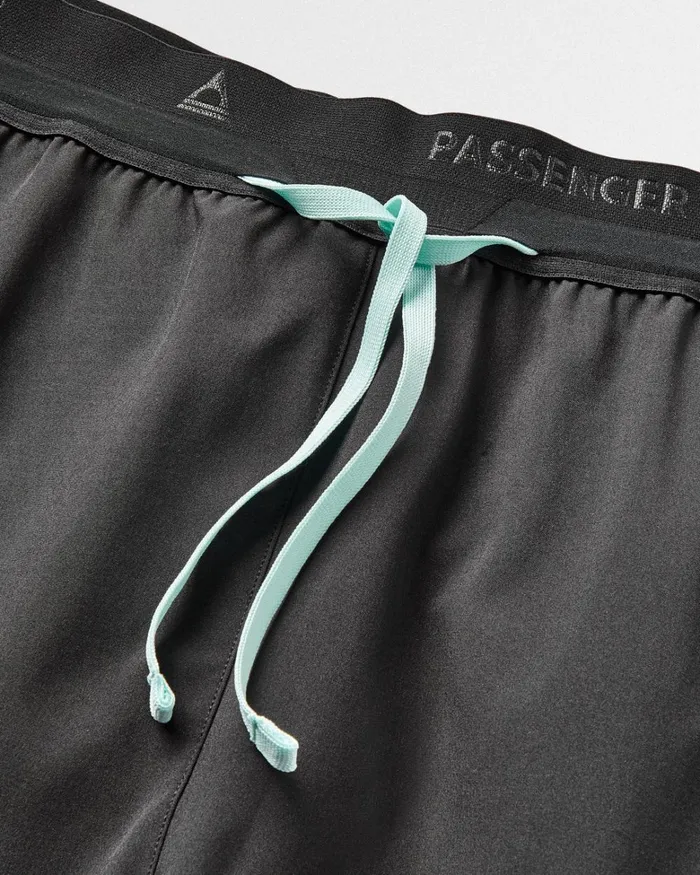 Passenger Bottoms Men Exploration Trail Recycled Shorts Black Black
