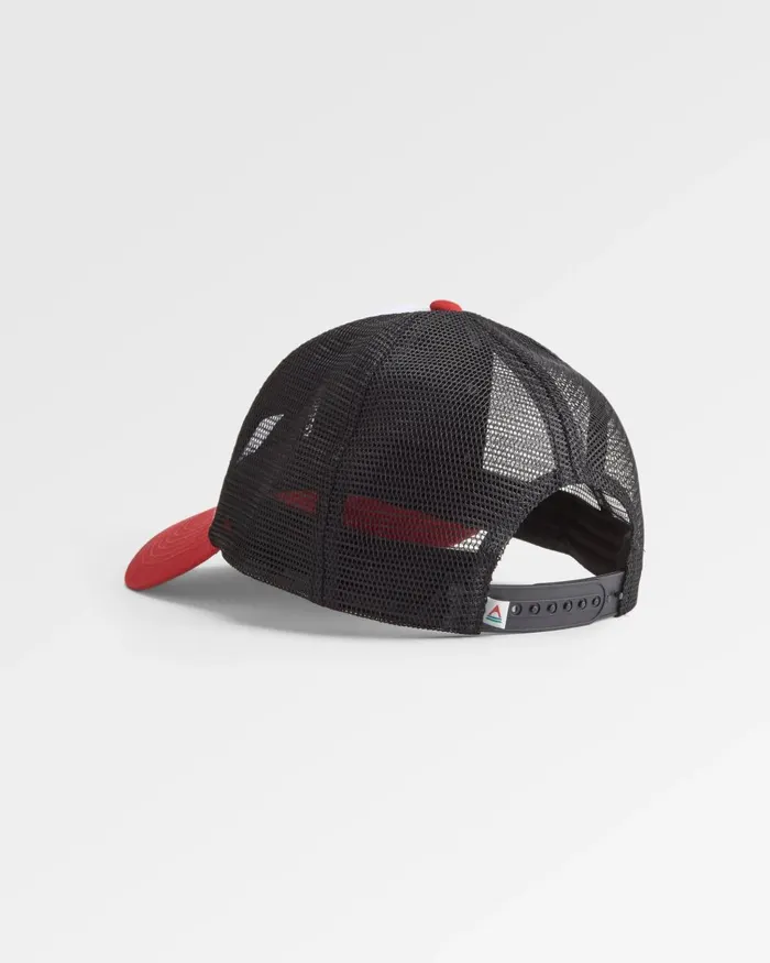 Passenger Caps and Hats WomenMen Odyssey Mesh Snapback Cap Black Red Spice Black Red Spice