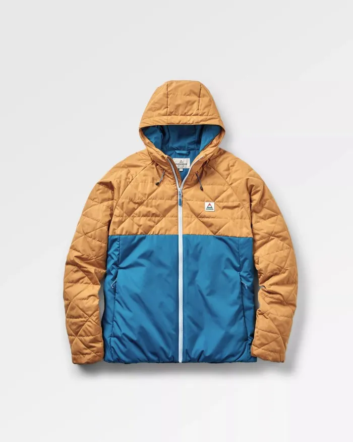 Passenger Jackets Men Base Recycled Thermore Insulated Jacket Dusty Ochre Corsair Blue Dusty Ochre Corsair Blue