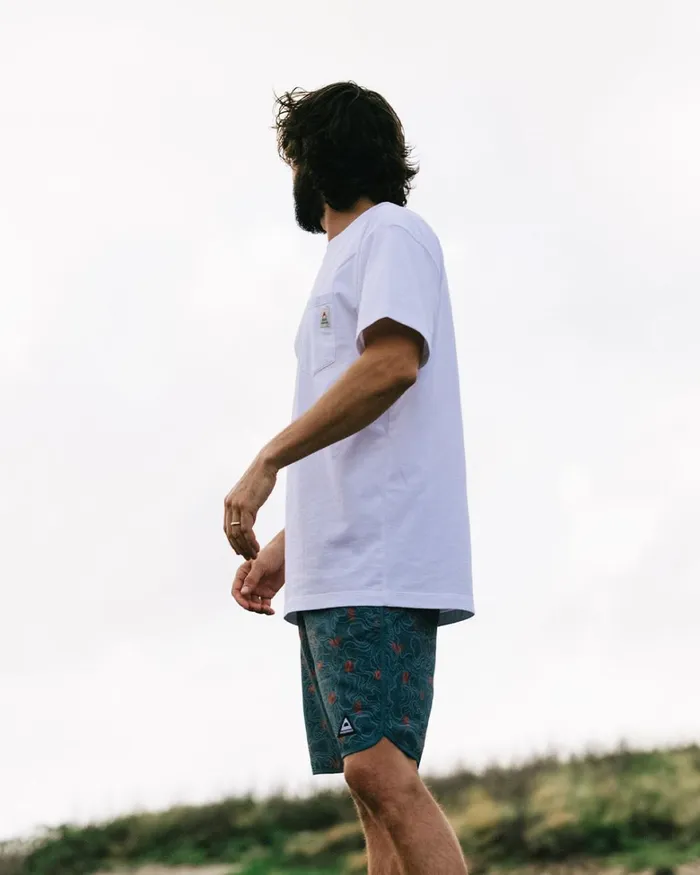Passenger Tops Men Heritage Recycled Relaxed Fit TShirt White White