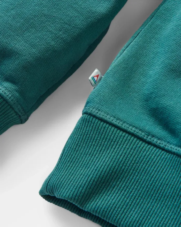 Passenger Tops Men Pace Recycled Cotton Hoodie Deep Ocean Deep Ocean