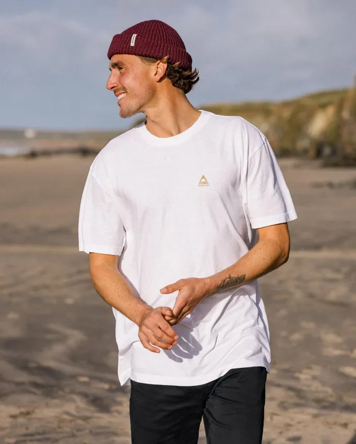 Passenger Tops Men Purpose Recycled Relaxed Fit TShirt White White
