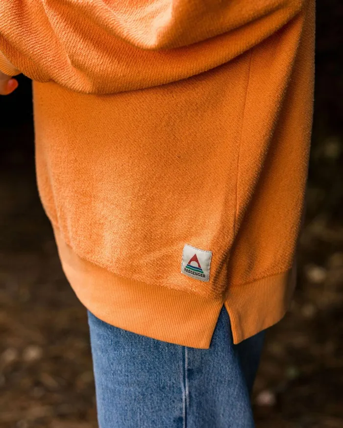 Passenger Tops Women Fauna Organic Cotton Textured Sweatshirt Apricot Apricot