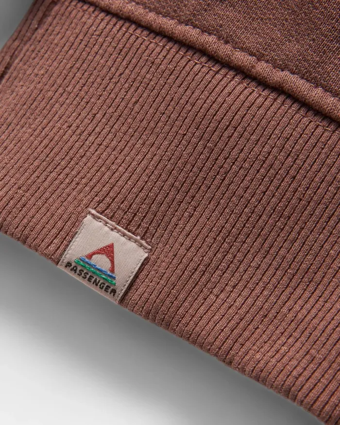 Passenger Tops Women Rooted In Nature Hoodie Chestnut Chestnut