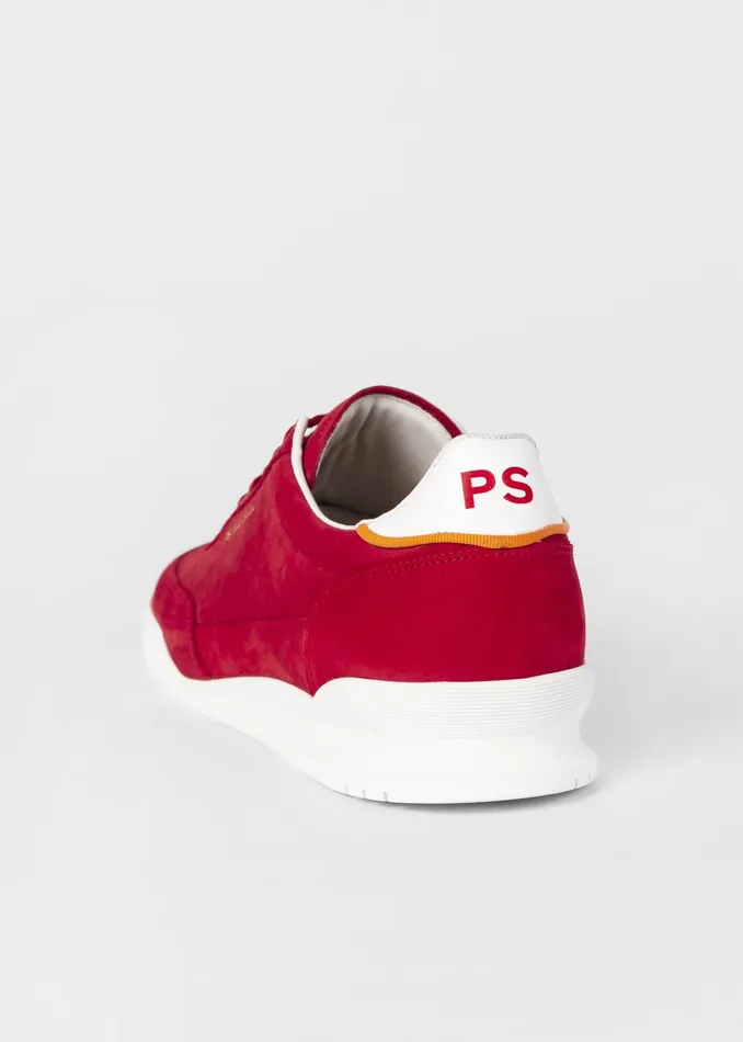 Paul Smith Trainers Mens Red Nubuck 039Dover039 Trainers Red