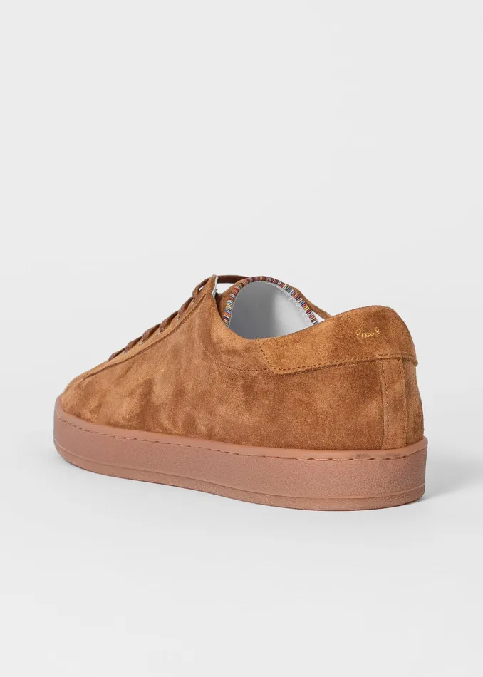 Paul Smith Trainers Mens Tan Suede 039Hassler039 Trainers Tan