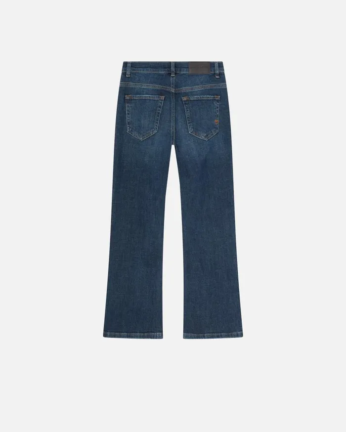 Pinko Dark Denim Bootcut Jeans Dark Vintage Wash Women Jeans