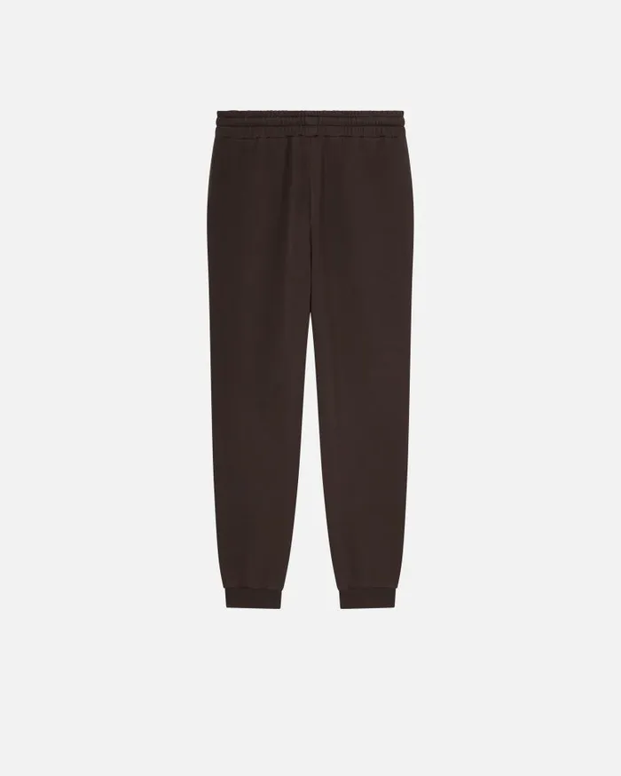 Pinko Sporty Joggers With Love Birds Embroidery Brown Women Trousers