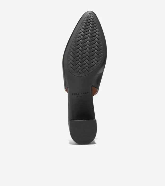 Pumps and Wedges Women Cole Haan The GoTo Slingback Pump 45MM Black Leather